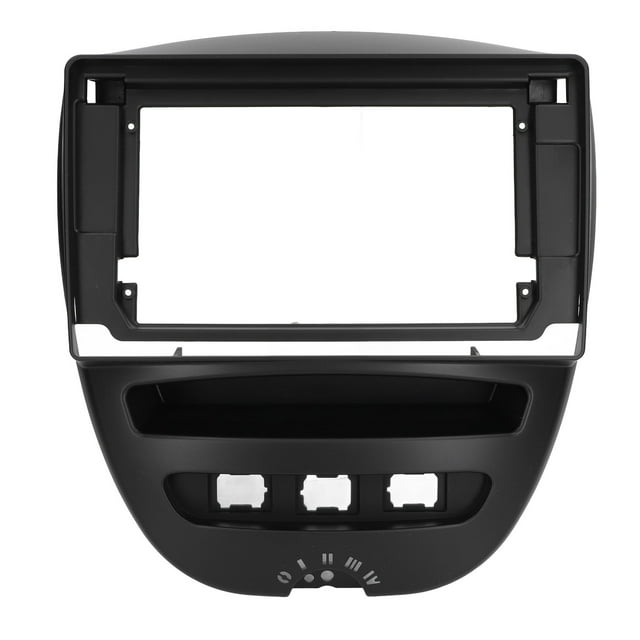 Radio estéreo para automóvil Ticfox Fascia 10.1 pulgadas 2DIN ABS Audio Panel Bisel Reemplazo para C1 2005-2010