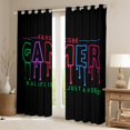 thumbnail image 2 of Erosebridal Rideaux Éclaboussures Lot de 2 (42x63), Rideaux Occultants 30 %-50 % pour Chambre de Garçons, 2 of 5