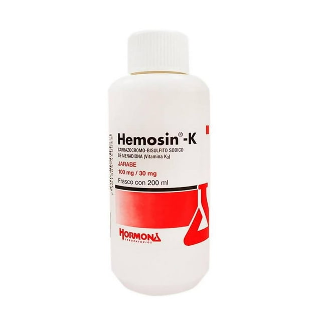 Hemosin K K 100 mg/30 mg jarabe 200 ml