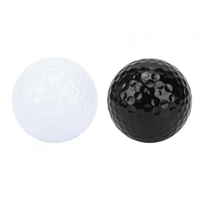 Pelota De Doble Capa De Golf De 42,67mm, Pelota De Práctica De Golf De Línea De Puntería De Putter, Para Competición De Práctica