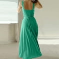 thumbnail image 4 of Kcodviy Robe Chemise Ajustée Décontractée à Bretelles Épaisses pour Femmes, Couleur Unie, Été, 4 of 9