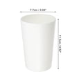 thumbnail image 4 of 2uds Vasos de Baño PP Unique Bargains Color Blanco 11,5x7,7cm, 4 of 7