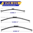 thumbnail image 2 of Limpiaparabrisas Rooppa de repuesto para Ford Explorer 2011-2023, 2 of 8