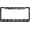 Frog, variant on Mountain Landscape License Plate Frame Mountains Hand Drawing Rocky Peaks Metal License Plate Cover Front Plates Frames Car Tag Frame for Women Men US Vehicles Standard