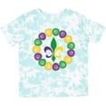 thumbnail image 3 of Inktastic Mardi Gras Beads and Fleur De Lis Boys or Girls Toddler T-Shirt, 3 of 5