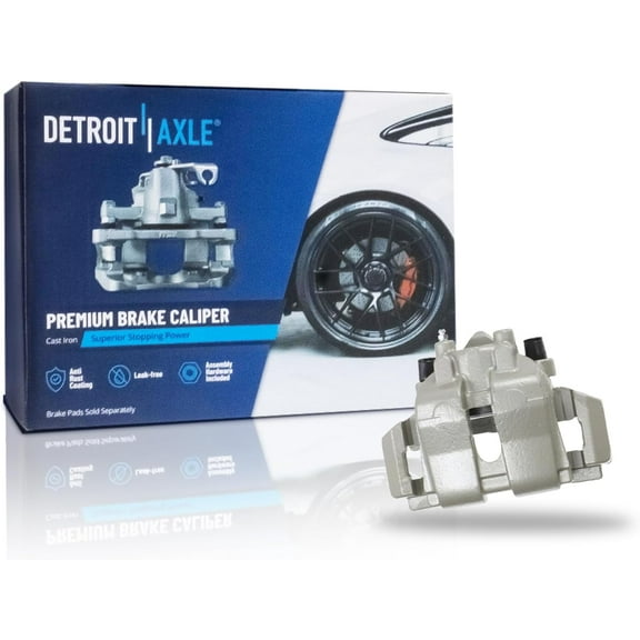 Detroit Axle - Front Passenger Side Disc Brake Caliper w/Bracket Replacement for Mazda Tribute Ford Escape Mercury Mariner