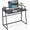 " Black", variant on 41" Folding Computer Desk - No Assembly Space Saving Writing Workstation