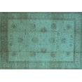 thumbnail image 1 of Ahgly Company Indoor Rectangle Oriental Light Blue Industrial Area Rugs, 8' x 12', 1 of 4