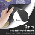 thumbnail image 3 of XMXT Non-Slip Gaming Mouse Pad, Cartoon Purple Planets Background Mousepad Computer Keyboard Mats Desk Pads Office Decor Accessories, 15.8"x29.5", 3 of 8