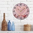 thumbnail image 2 of Wall Clock 10 Inch Battery Operated Clocks Living Room Decor, Silent Non-Ticking for Living Room Home Kitchen office Clock Pink Heart-shaped Light Box, 2 of 5