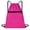 Hot Pink, variant on Multi Functional Waterproof Sports Drawstring Backpack - Oxfords Cloth Fitness Travel Storage Bag Theres A Small Pocket