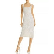 Adrianna Papell Embellished Midi Dress