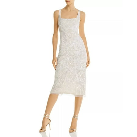 Adrianna Papell Embellished Midi Dress