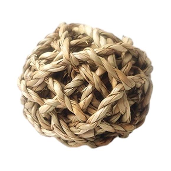 Greeniant Adiciones coloridas, animales pequeños, pelotas de juego para diversión sin fin, masticar hierbas, bolas, juguetes para masticar Juguetes de animales pequeños bola de pastos de agua 7cm