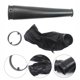 thumbnail image 5 of Rubber Blower Black Short Suction Nozzle DUB182 DUB183 Blower Vacuum 123245-4 Blow Pipe Blower Accessories, 5 of 11