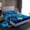 Blue, variant on Homewish Teens Game Gamepad Bed Sheets, Video Gaming Gamer King Sheets, Green Square Checkered Sheet Set, Ultra Soft Bedroom Decor, 4 Pieces