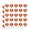 Clear, variant on Angry Beavers Norbert Heart Shaped Planner Calendar Scrapbook Craft Stickers