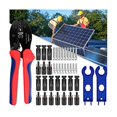thumbnail image 2 of Solar Crimpzange Tool Set For 2.5/4/6mm Solar Pv Cable, 5 Pairs Of Solar Cable Plugs, 9 Pairs Of S, 2 of 5