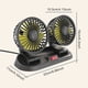 thumbnail image 2 of Riwesomey Ventilador de salpicadero de doble cabezal para coche, plegable, ajustable, Universal, para verano, ventiladores de refrigeración para Kits de molduras para tableros de automóviles 24V, 2 of 6