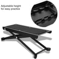 thumbnail image 4 of Guitar Pedal, Anti-Slip Foldable Guitar Pedal Adjustable Height Foot Rest Stool Instruments, 4 of 5
