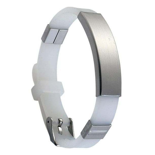 Walmart mens deals stainless steel bracelets