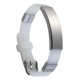 thumbnail image 1 of Pulseras deportivas DIY para parejas, brazalete ajustable para hombres, mujeres, parejas, niños y niñas. blanco, 1 of 9