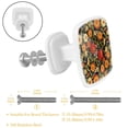 thumbnail image 2 of 4 Pieces Set Drawer Pulls Handle Square Wardrobe Cabinet Knobs with Stainless Steel Screws Furniture Kitchen Decor, 2 of 5