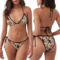 thumbnail image 3 of Fotbe Cats & Dogs Group Traje de Baño para Mujer de Dos Piezas – Bikini Sexy de Tirantes Tipo Halter con Diseño Triangular, 3 of 6