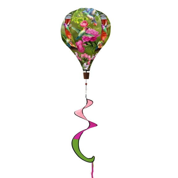 Briarwood Lane Deluxe Hummingbird Feeder Hot Air Balloon Spinner