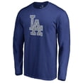 thumbnail image 2 of Men's Royal Los Angeles Dodgers Static Logo Long Sleeve T-Shirt, 2 of 3