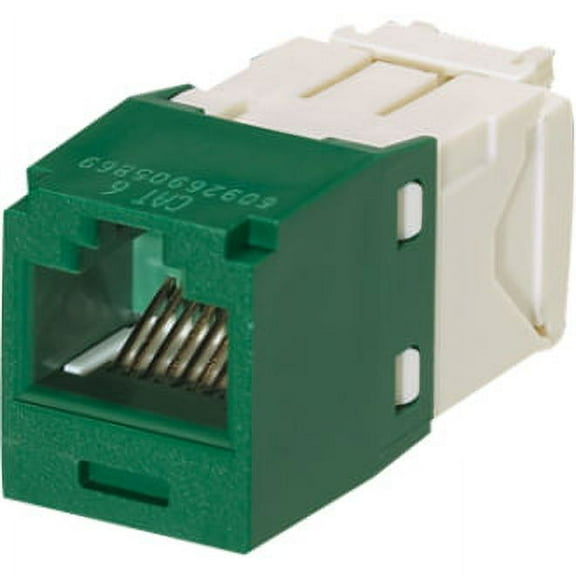 Panduit Mini-Com TX6 Plus Cat6 Modular Insert, RJ45 Ethernet Keystone Jack, Gray