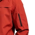 thumbnail image 4 of Mens Rain Jacket Lightweight Solid Color Windproof And Waterproof Zipper Parka Coat Athletic Coat Hooded Outwear Winter Fall Outerwear with Pockets, 4 of 6