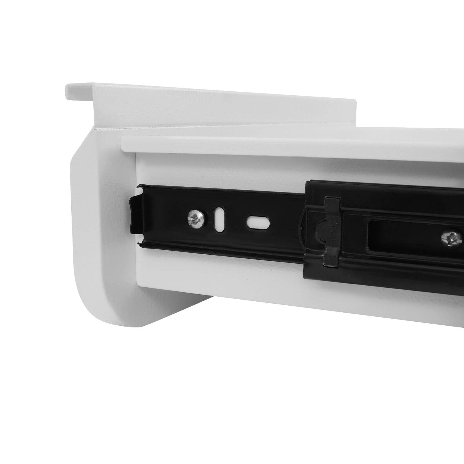Under Desk Pull-Out Drawer, Lockable Sliding Storage Drawer, Under Desk Drawer for Standing Desks and Standard Fixed-Height Workstations