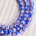 thumbnail image 3 of Italian Iris | Silver | Millefiori Wrap, 3 of 7