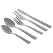 Gibson Home Tapani 45-Piece Stainless Steel Flatware Set, Tumble Finish
