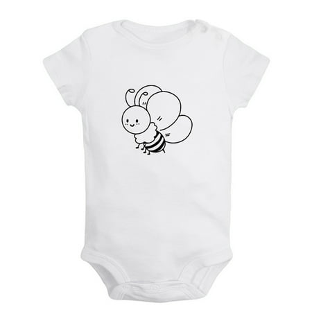 

Animal Little Bee Sweet Pattern Romper For Babies Newborn Baby Unisex Bodysuits Infant Jumpsuits Toddler 0-24 Months Kids One-Piece Oufits