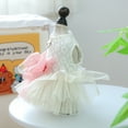 thumbnail image 3 of Zhuge Vestido para cachorro, bonito vestido de princesa para gato, falda para perro para perros pequeños, A15, S, 3 of 4
