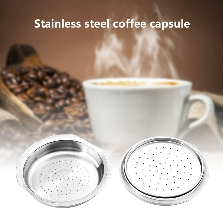 ICafilas Stianless Steel Reusable Capsule For Senseo Philips Senseo System  Coffee Machine Reusable Coffee Filter Espresso