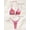 Multicolor 11, variant on Springbreak Women's Random Print Spaghetti Strap Metallic Decor Sexy Bikini Set, Summer Beachwear