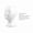 #3 White, variant on Black Foam Female Mannequin Head, Pro-Grade Lightweight and Sturdy, High-Quality Foam Built to Last, for Hairstyle Styling Art Model Clothing Store Showroom Display