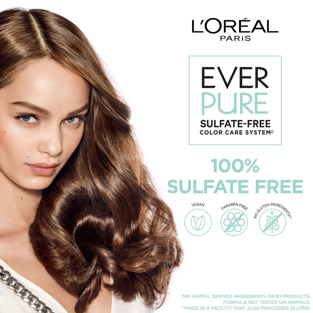 L'Oreal Paris EverPure Scalp Care + Detox Sulfate Free Shampoo with Menthol, 8.5 fl oz