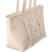 Off-White™ East West Small Leather Tote, White