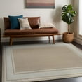 thumbnail image 5 of Beverly Rug Floral Bordered Washable Outdoor Indoor Area Rugs 8x10 Beige, 5 of 9