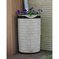 thumbnail image 2 of Good Ideas IMP-D50-DR-LIG Impressions Darkened Ribs Downton Rain Saver Barrel, 50 Gallon, Light Granite, 2 of 6