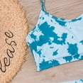 thumbnail image 6 of IROINNID Toddler Girls Swimsuit Suspender Tie-Dye Beach Cute Bikini Suit, 6 of 8