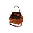 thumbnail image 3 of Leather Cow Hide Carry-On Duffle Duffel Weekend Gym Luggage Travel Bag 1831, 3 of 3