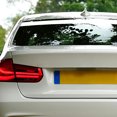 thumbnail image 4 of Phenofice 2 Rolls Car Body Strip Decal Rear Window Decal White PVC Car Window Shield Temperature Reduction, 4 of 8
