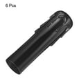 thumbnail image 3 of Uxcell Candle Socket Cover Candelabra Base for E14 Chandelier 25x100mm Black 6 Pack, 3 of 6