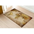 thumbnail image 5 of Map Rug, World Map Rugs, Kitchen Rug, Large World Map Rugs, Luxury Rug, Area Rugs, Modern Rugs, World Atlas Rug, Small Rug, Brown Rug, 2.6'x5' - 80x150 cm, 5 of 8