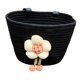 thumbnail image 1 of Cesta de bicicleta universal de cuerda suave para niños con juguete de flor de peluche, accesorio de ciclismo, se adapta a manillares de 2 a 5 cm para Negro, 1 of 8